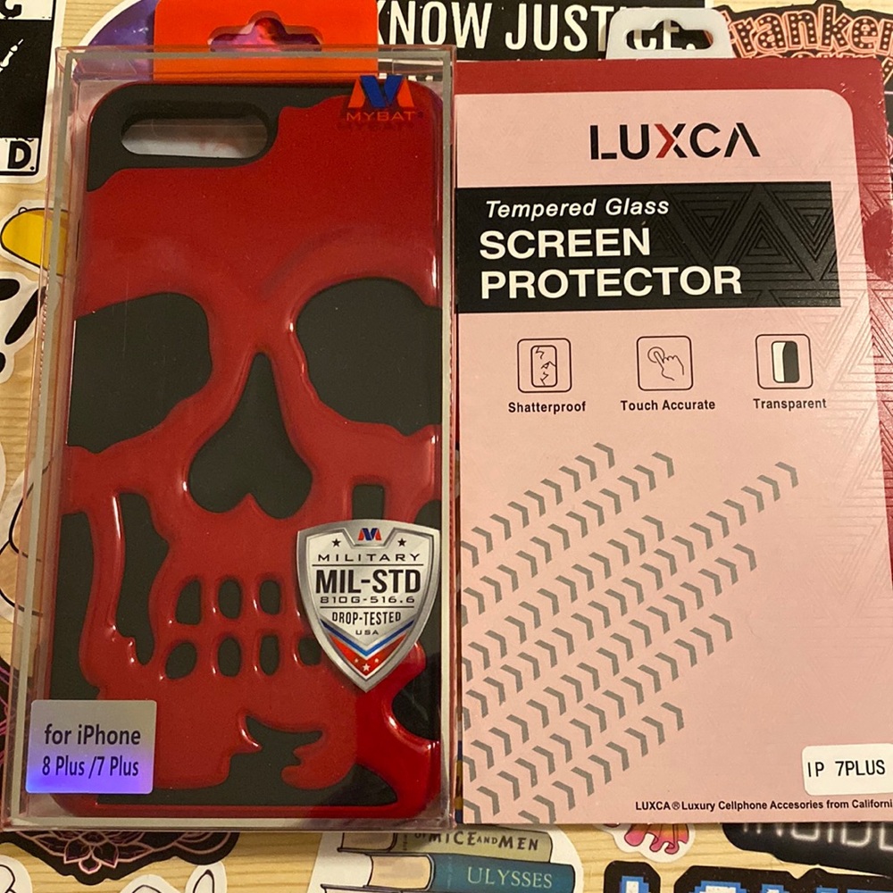 Case for iPhone and screen protector